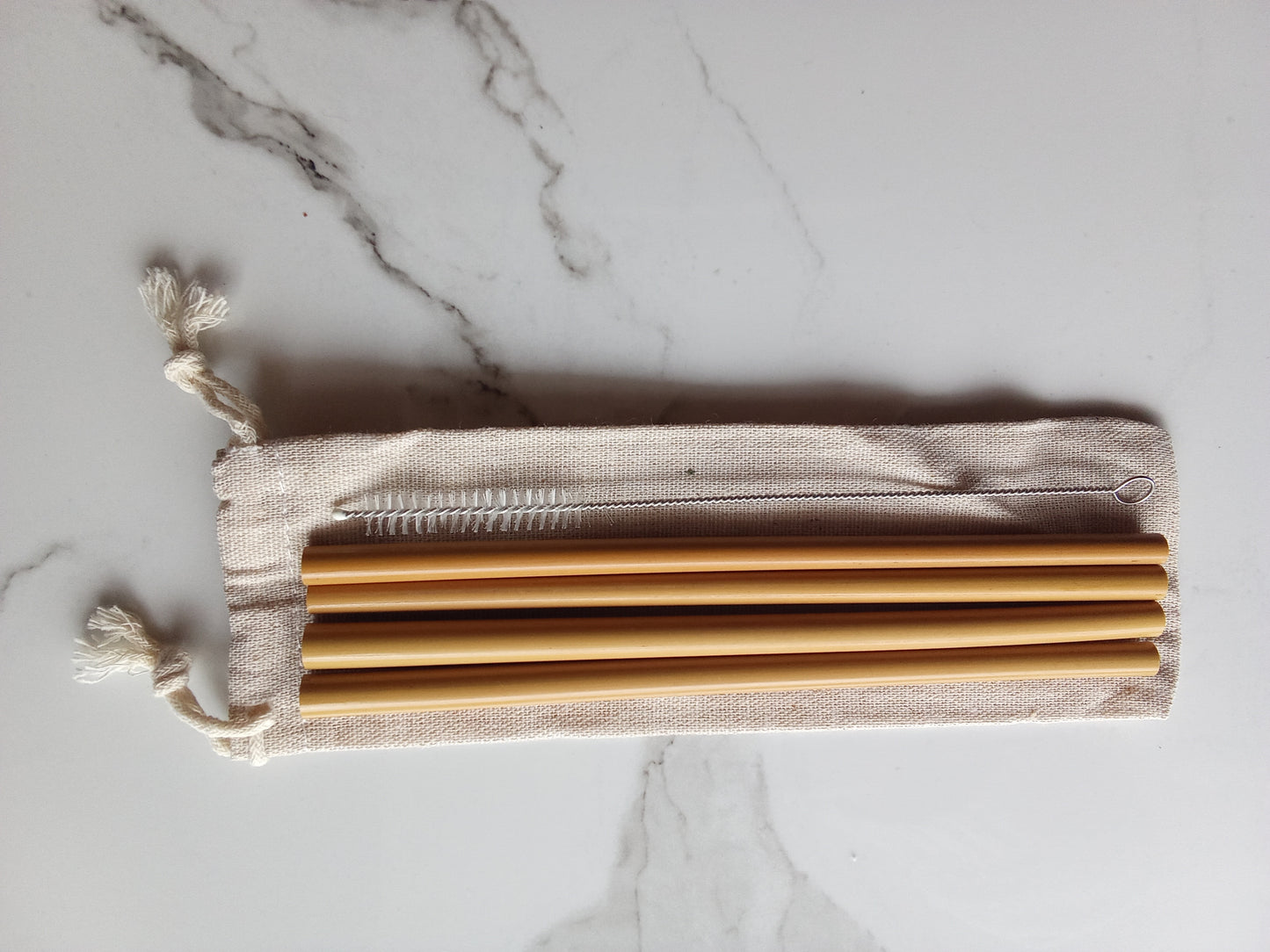 Kit de Pailles Réutilisables en Bambou – Écologiques & Naturelles | Bambush